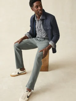 Faherty Brand Pants*Stretch Terry 5-Pocket Athletic Fit Pant -