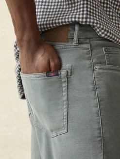 Faherty Brand Pants*Stretch Terry 5-Pocket Athletic Fit Pant -
