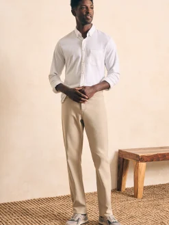 Faherty Brand Pants*Stretch Terry 5-Pocket Athletic Fit Pant -