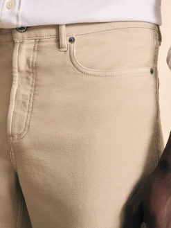 Faherty Brand Pants*Stretch Terry 5-Pocket Athletic Fit Pant -