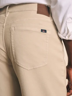 Faherty Brand Pants*Stretch Terry 5-Pocket Athletic Fit Pant -