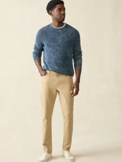 Faherty Brand Pants*Stretch Terry 5-Pocket Pant -