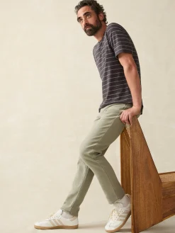 Faherty Brand Pants*Stretch Terry 5-Pocket Pant -