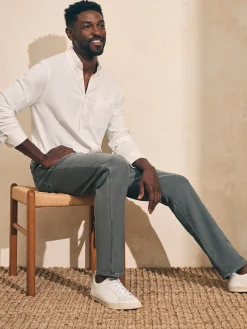 Faherty Brand Pants*Stretch Terry 5-Pocket Pant -
