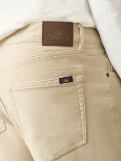 Faherty Brand Pants*Stretch Terry 5-Pocket Pant -