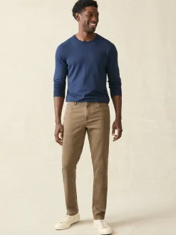 Faherty Brand Pants*Stretch Terry 5-Pocket Pant -