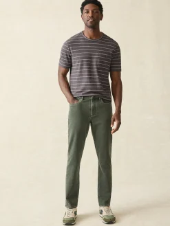 Faherty Brand Pants*Stretch Terry 5-Pocket Pant -