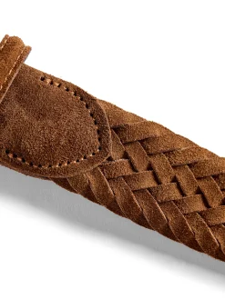 Faherty Brand Belts*Suede Woven Belt -