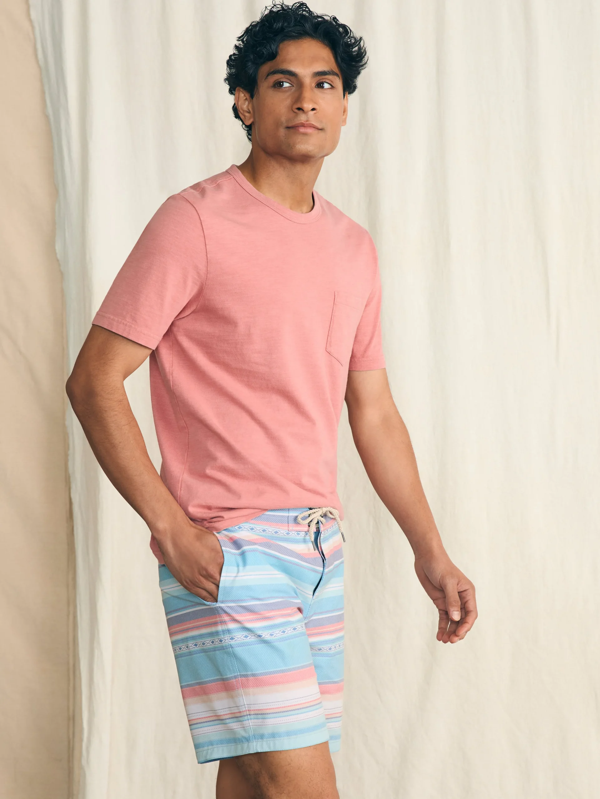 Faherty Brand Swim*Sunwashed Boardshort -