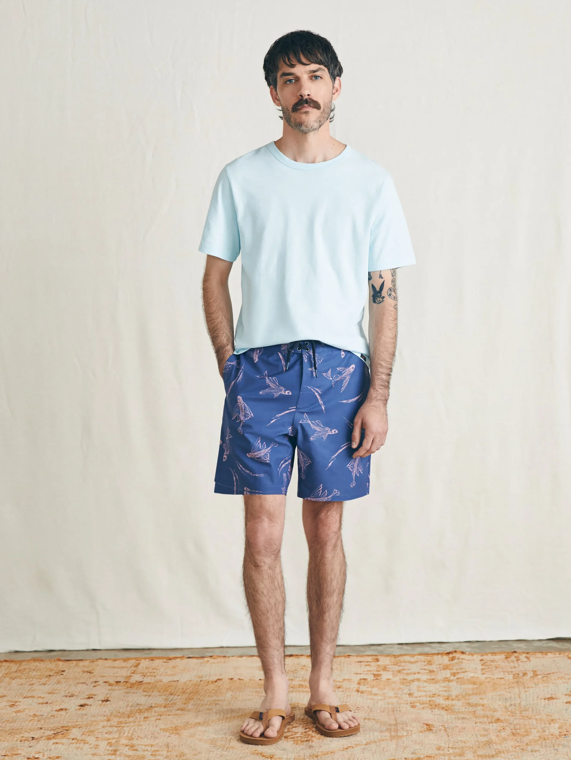 Faherty Brand Swim*Sunwashed Boardshort -