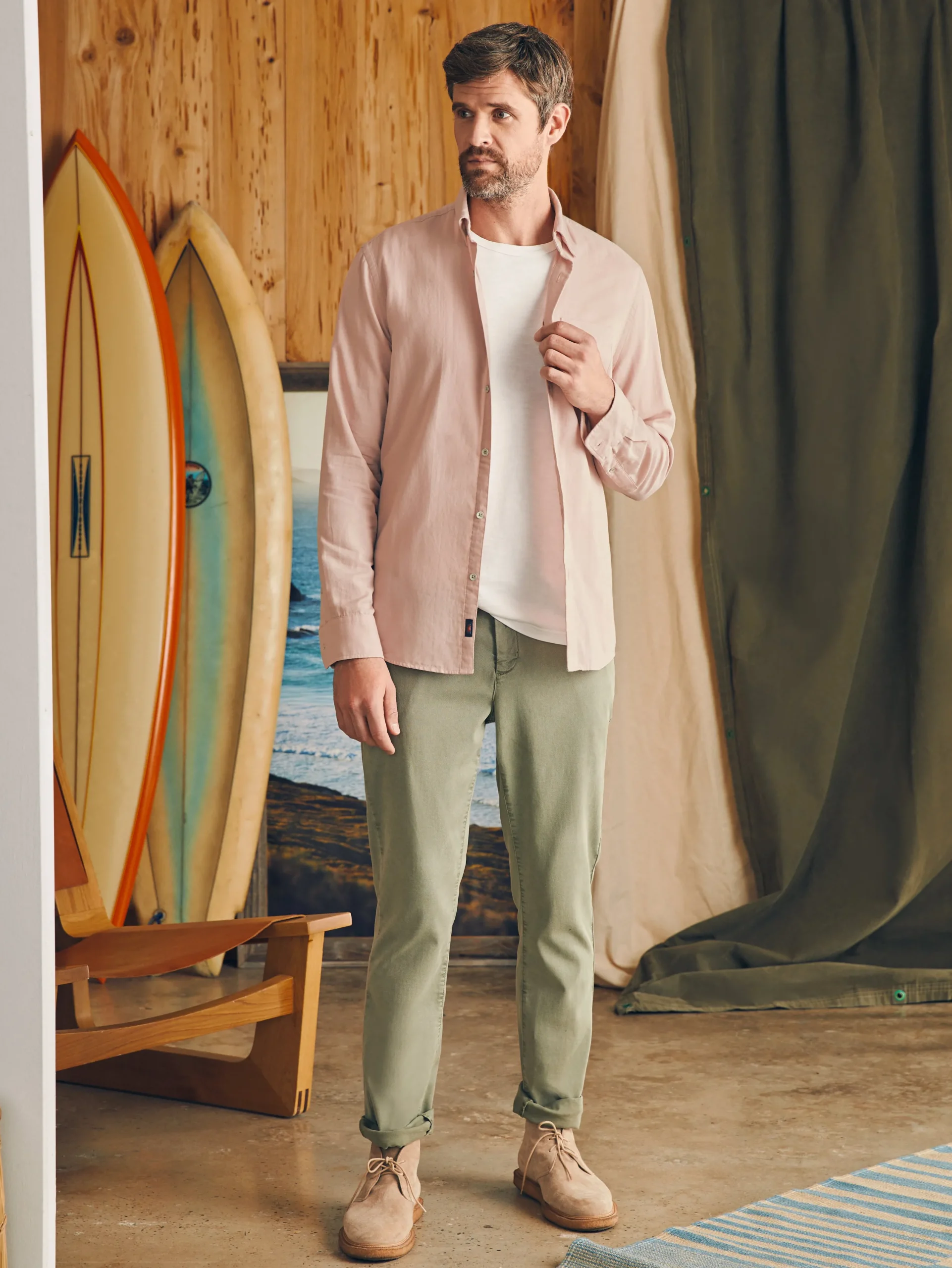 Faherty Brand Shirts*Sunwashed Chambray Shirt -