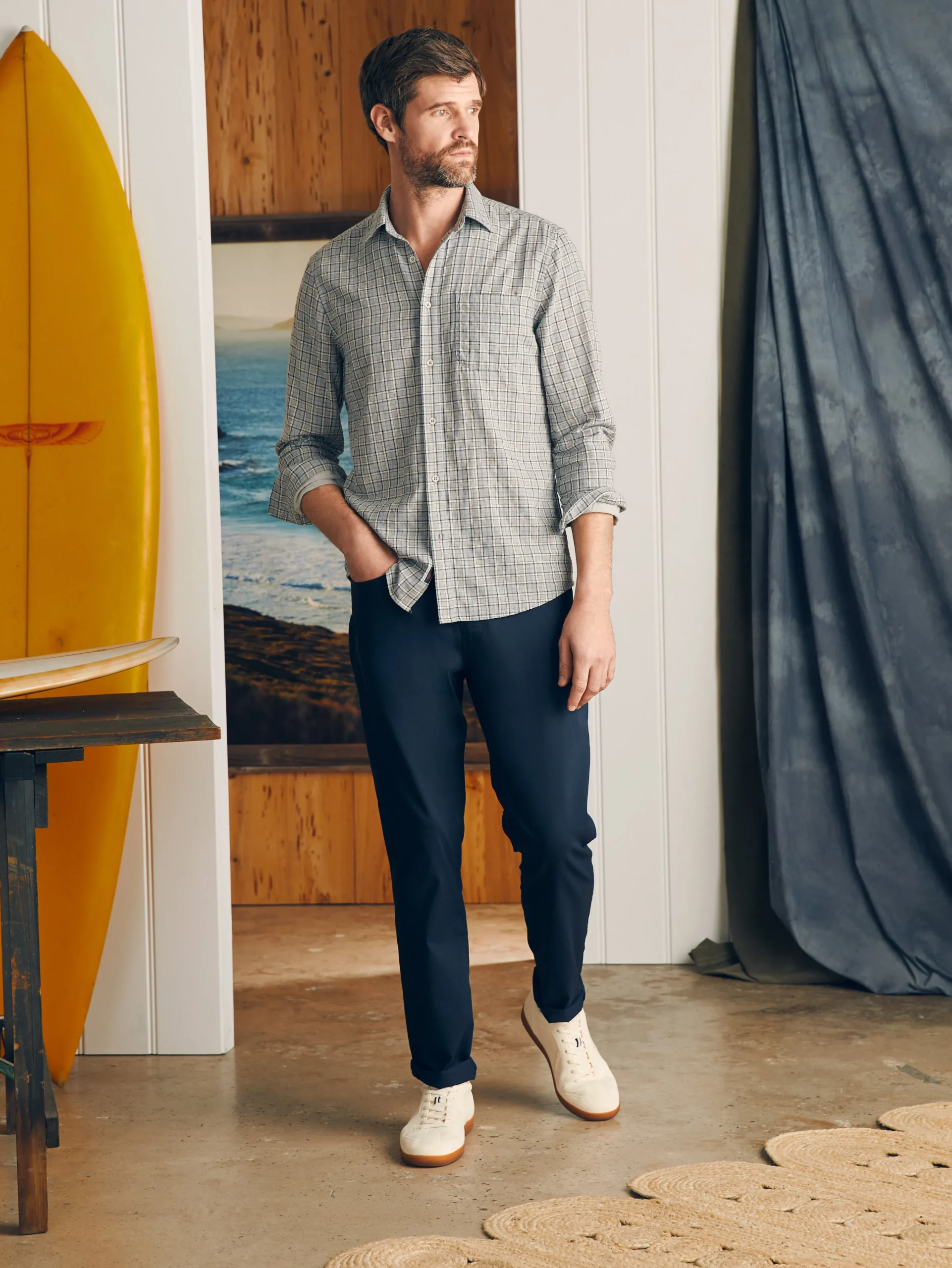 Faherty Brand Shirts*Sunwashed Chambray Shirt -
