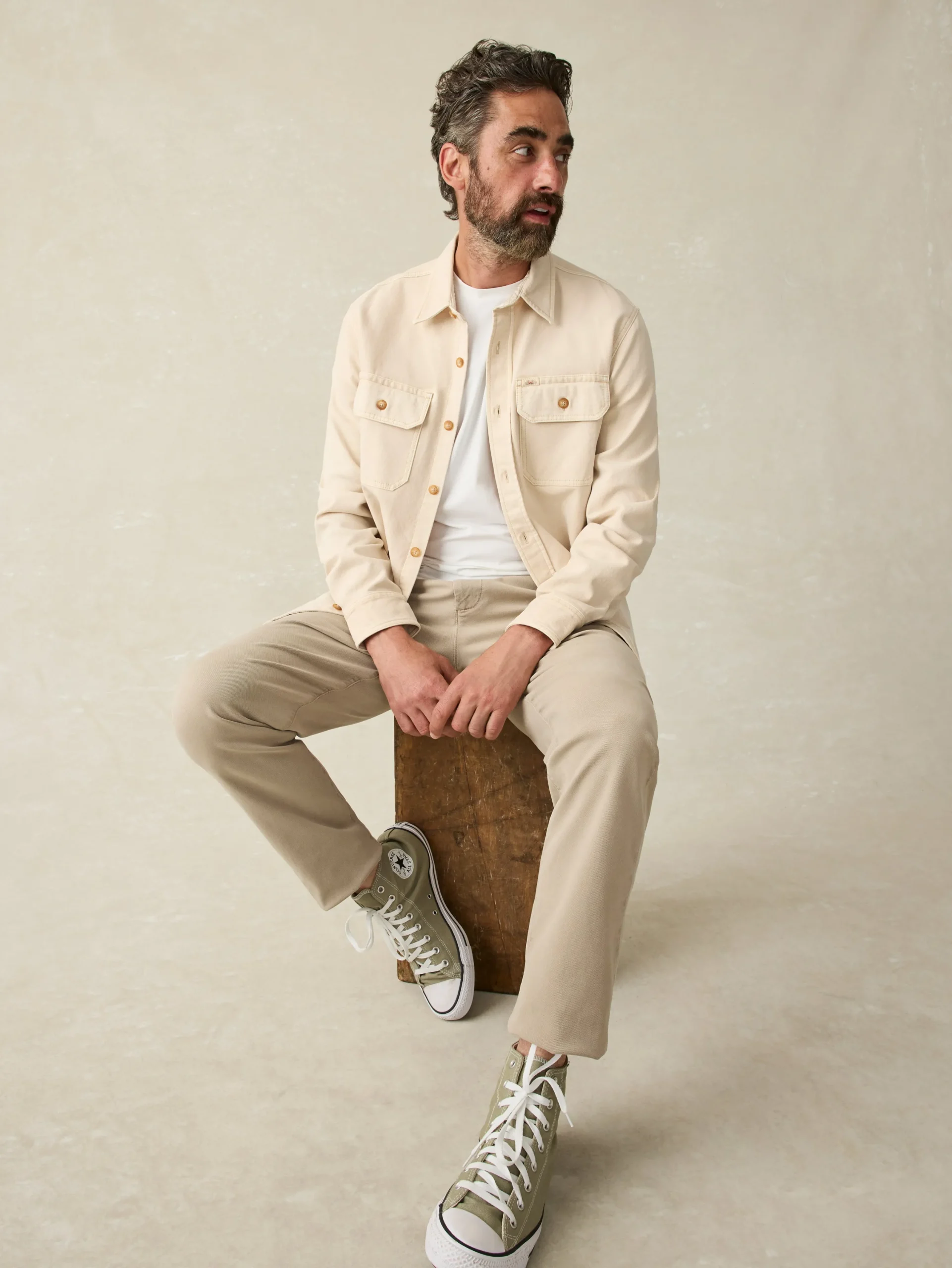 Faherty Brand Jackets & Vests*Sunwashed CPO -