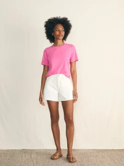 Women Faherty Brand T-Shirts*Sunwashed Crew Tee -