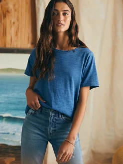 Women Faherty Brand T-Shirts*Sunwashed Crew Tee -