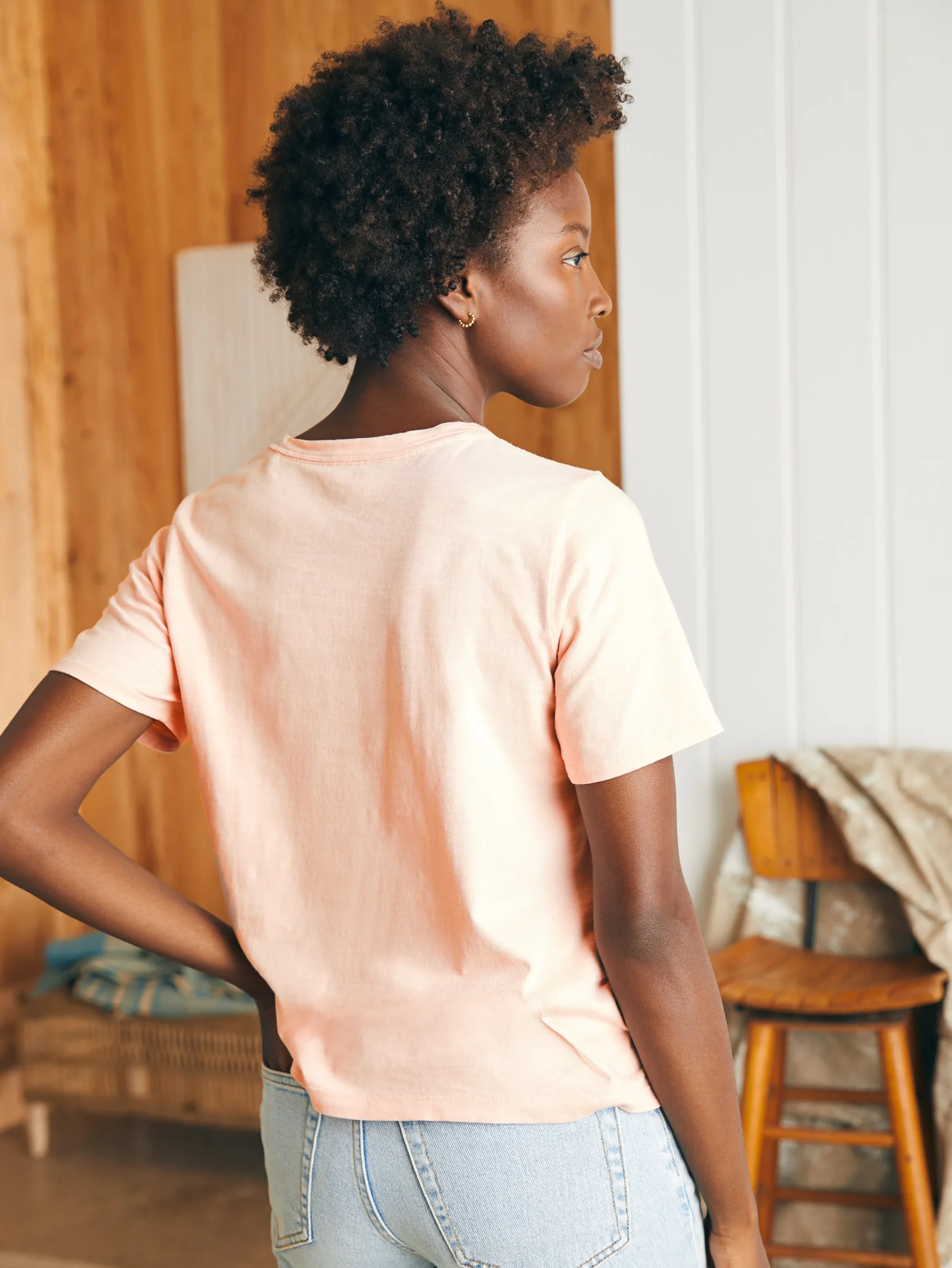 Women Faherty Brand T-Shirts*Sunwashed Crew Tee -