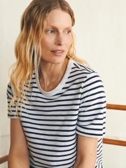Women Faherty Brand T-Shirts*Sunwashed Crew Tee -