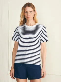 Women Faherty Brand T-Shirts*Sunwashed Crew Tee -