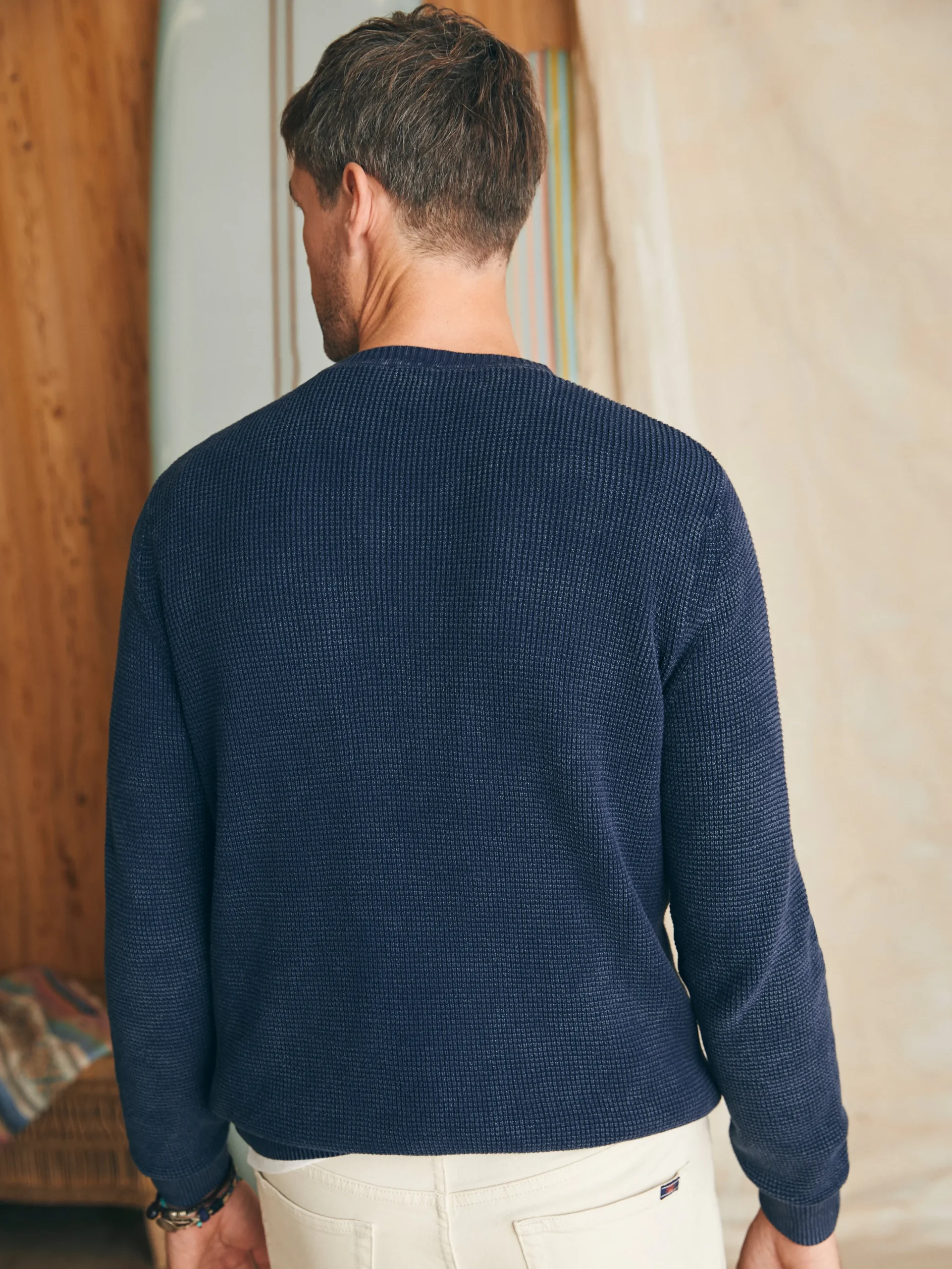 Faherty Brand Sweaters*Sunwashed Crewneck Sweater -