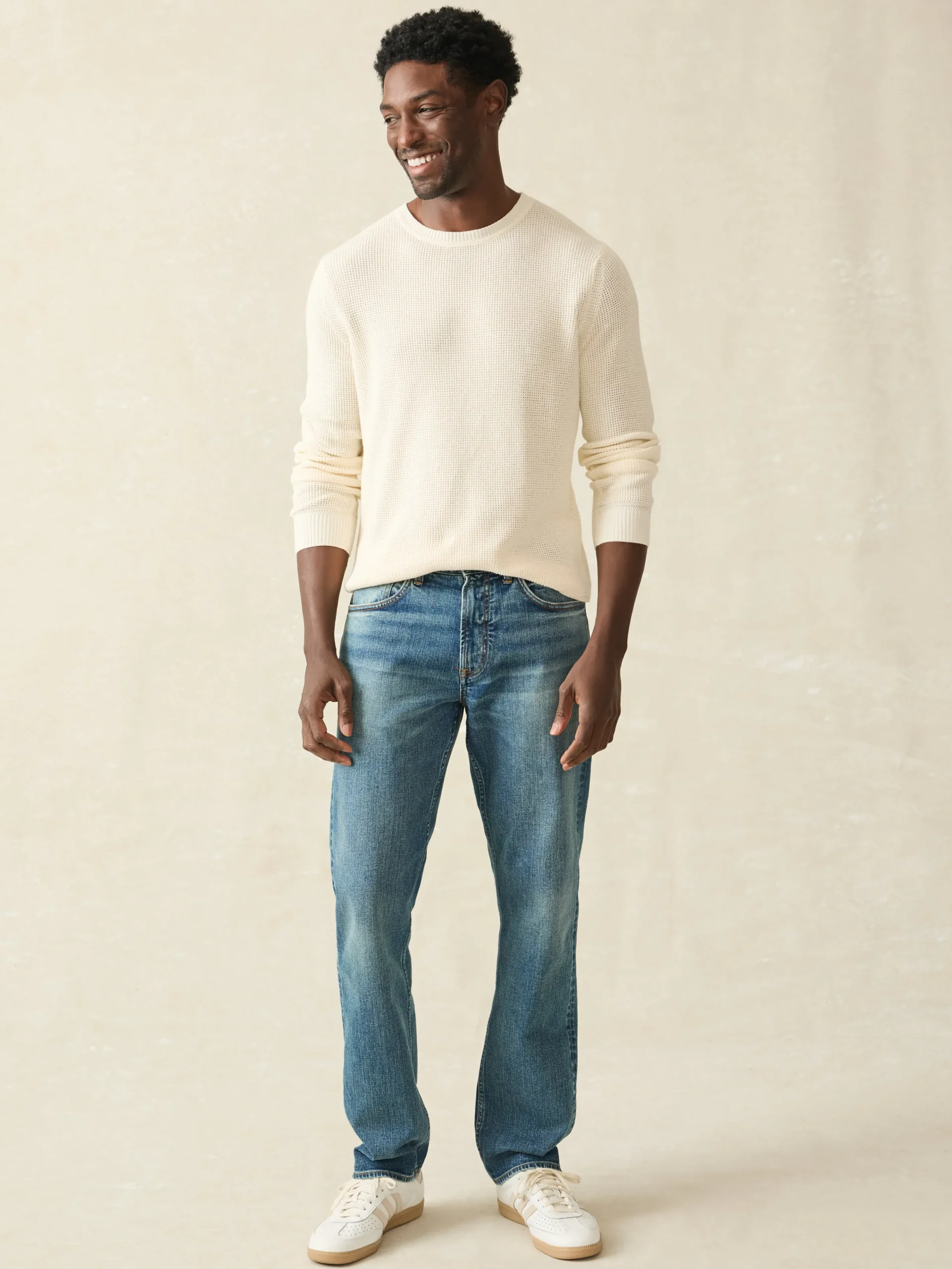 Faherty Brand Sweaters*Sunwashed Crewneck Sweater -