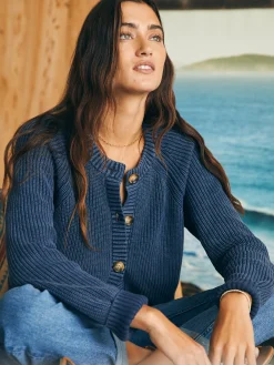 Women Faherty Brand Sweaters*Sunwashed Fisherman Cardigan -