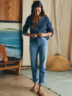 Women Faherty Brand Sweaters*Sunwashed Fisherman Cardigan -