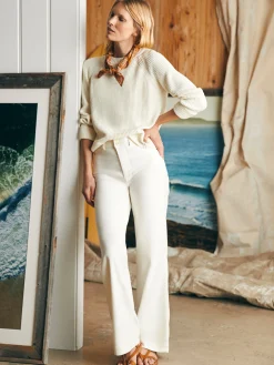 Women Faherty Brand Sweaters*Sunwashed Fisherman Crew Sweater -