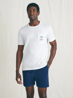 Faherty Brand T-Shirts & Henleys*Sunwashed Graphic Tee -
