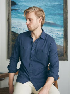 Faherty Brand Shirts*Sunwashed Knit Shirt -