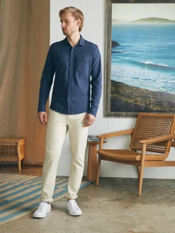 Faherty Brand Shirts*Sunwashed Knit Shirt -