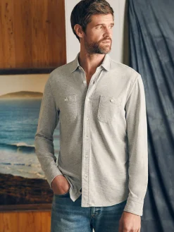 Faherty Brand Shirts*Sunwashed Knit Shirt -
