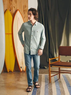 Faherty Brand Shirts*Sunwashed Knit Shirt -