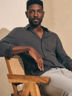 Faherty Brand Shirts*Sunwashed Knit Shirt -