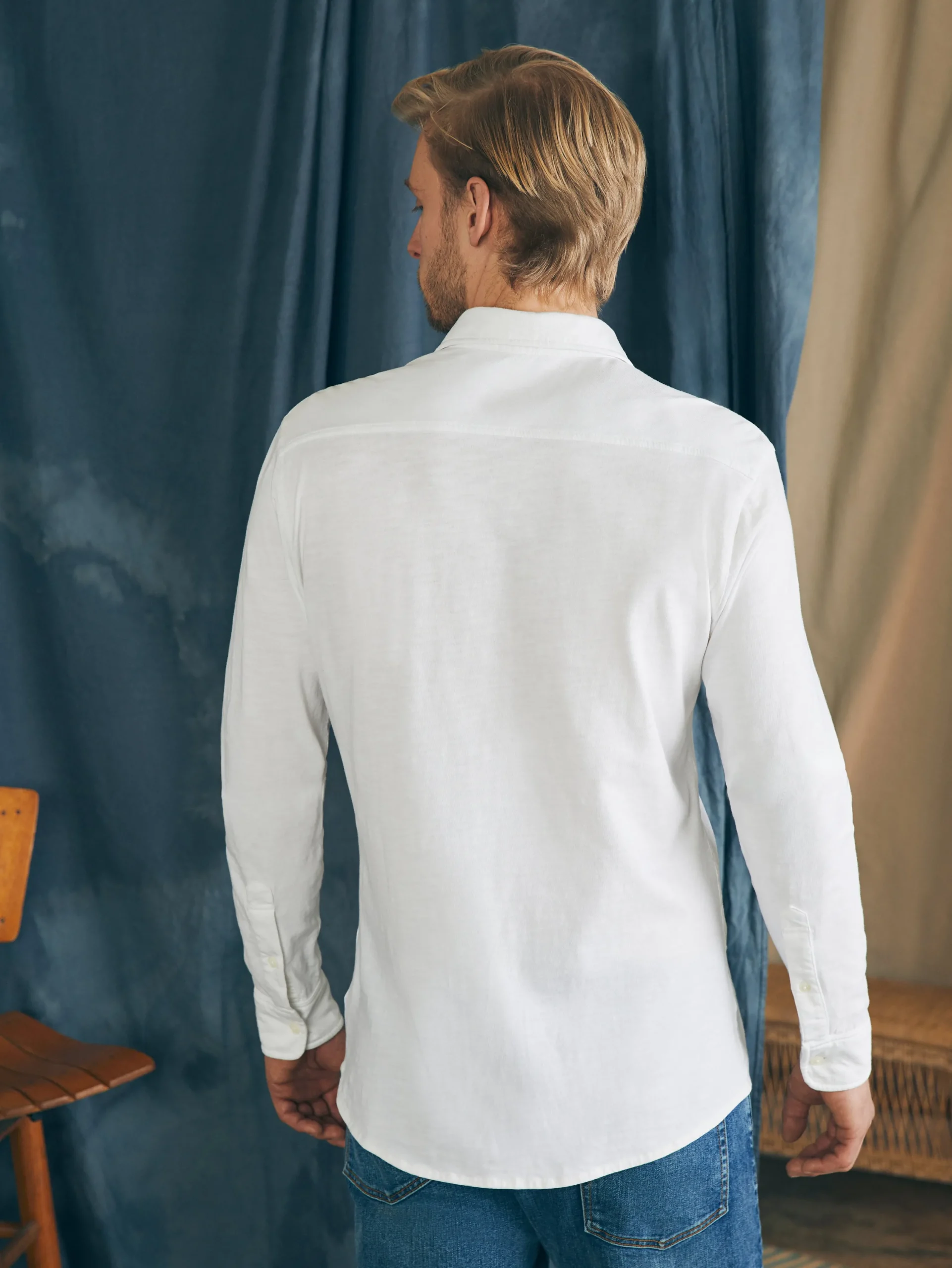 Faherty Brand Shirts*Sunwashed Knit Shirt -