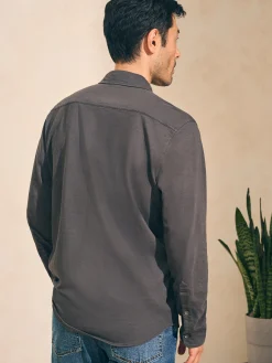 Faherty Brand Shirts*Sunwashed Knit Shirt (Single Pocket) -