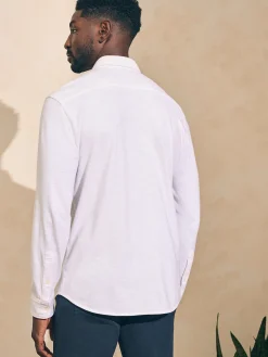Faherty Brand Shirts*Sunwashed Knit Shirt (Single Pocket) -