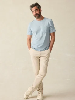Faherty Brand T-Shirts & Henleys*Sunwashed Pocket Tee -