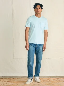 Faherty Brand T-Shirts & Henleys*Sunwashed Pocket Tee -