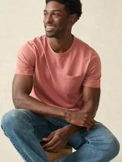 Faherty Brand T-Shirts & Henleys*Sunwashed Pocket Tee -