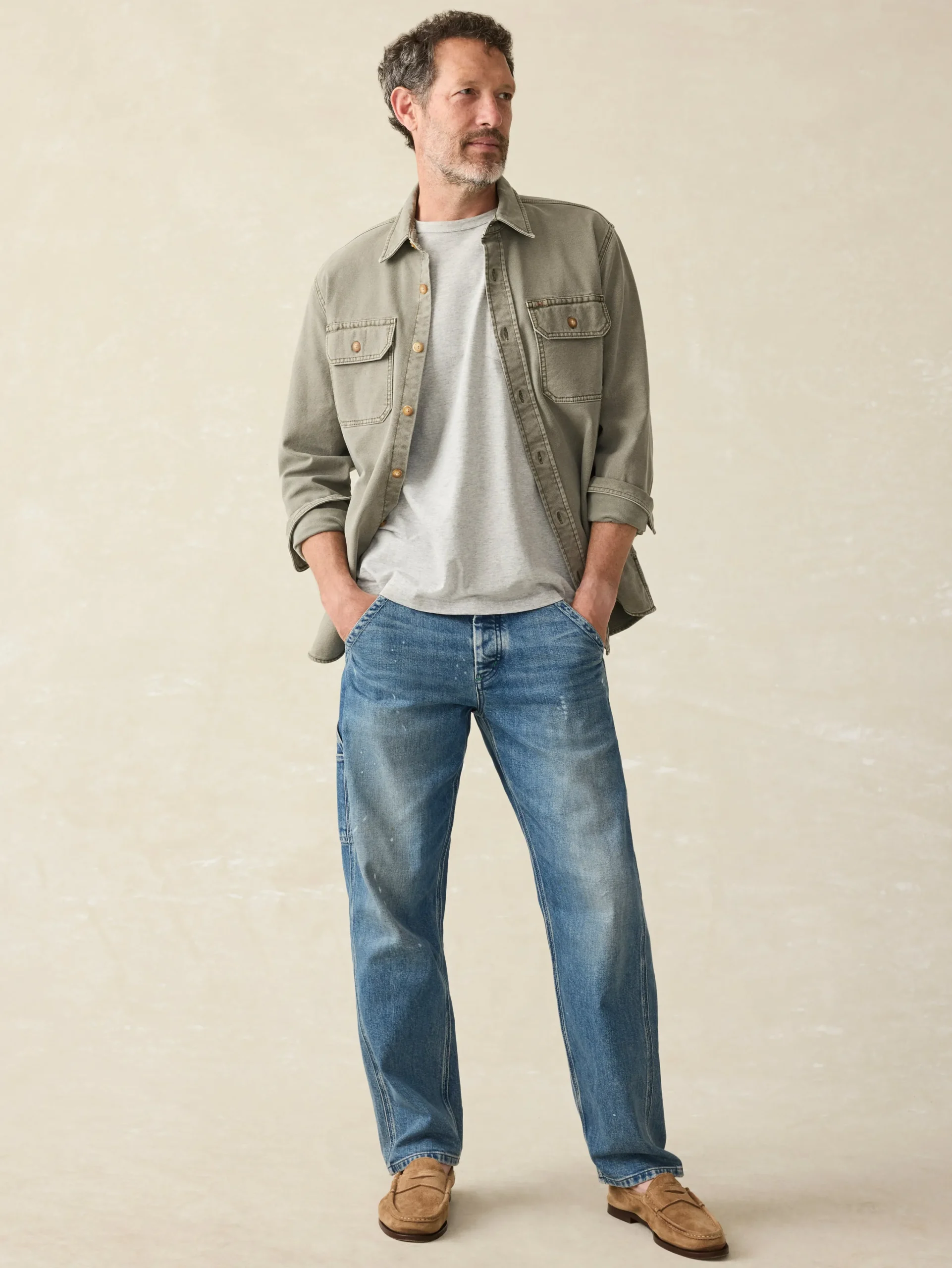 Faherty Brand T-Shirts & Henleys*Sunwashed Pocket Tee -