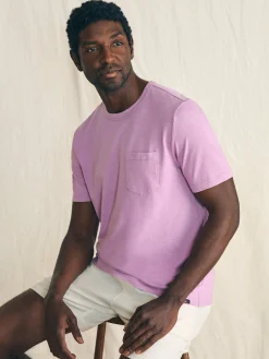 Faherty Brand T-Shirts & Henleys*Sunwashed Pocket Tee -