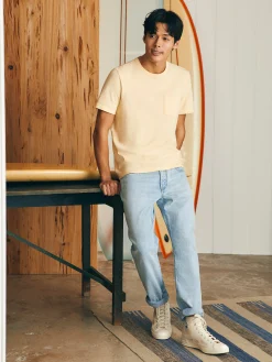 Faherty Brand T-Shirts & Henleys*Sunwashed Pocket Tee -