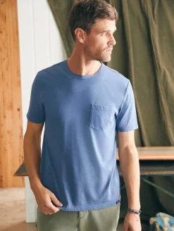 Faherty Brand T-Shirts & Henleys*Sunwashed Pocket Tee (Tall) -