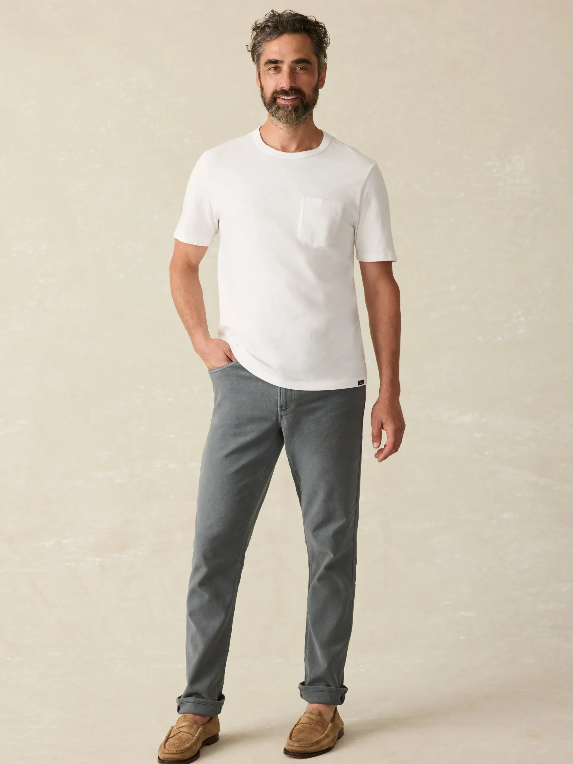Faherty Brand T-Shirts & Henleys*Sunwashed Pocket Tee (Tall) -