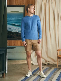 Faherty Brand T-Shirts & Henleys|Lounge*Sunwashed Slub Crew -