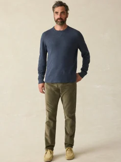 Faherty Brand Hoodies & Sweatshirts|Lounge*Sunwashed Slub Crew -