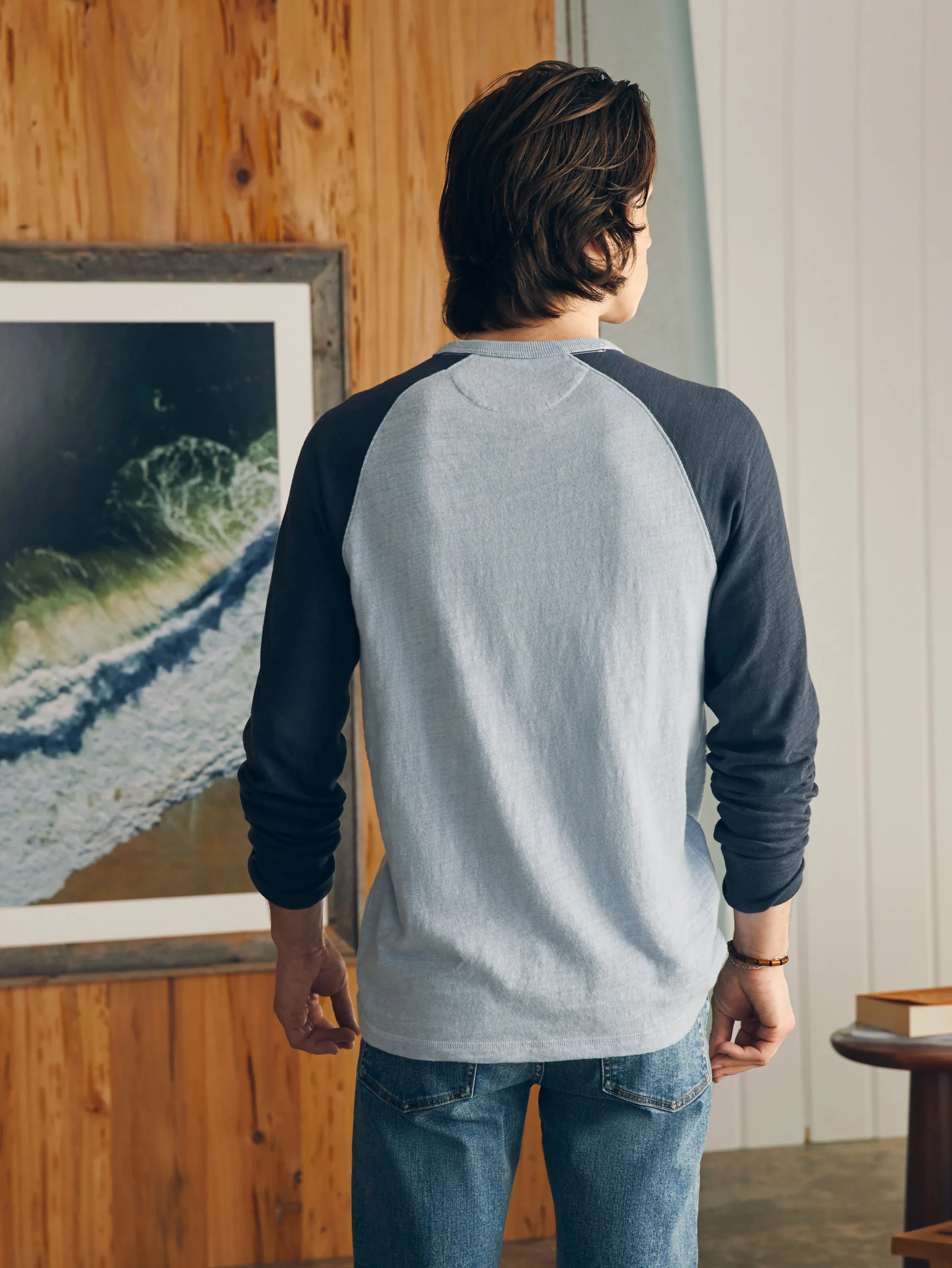 Faherty Brand T-Shirts & Henleys*Sunwashed Slub Crew -