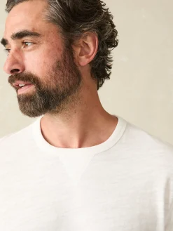 Faherty Brand Hoodies & Sweatshirts|Lounge*Sunwashed Slub Crew -