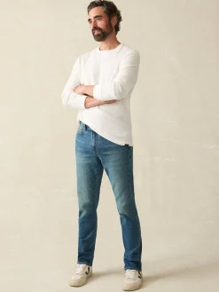 Faherty Brand Hoodies & Sweatshirts|Lounge*Sunwashed Slub Crew -