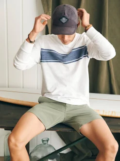 Faherty Brand T-Shirts & Henleys|Lounge*Sunwashed Slub Crew -